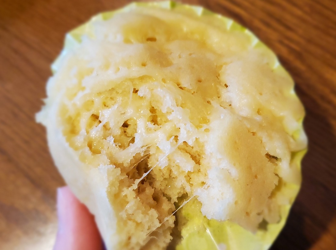 ホットケーキミックスでチーズ蒸しパン 卵 牛乳不要 レンジで出来る簡単蒸しパン ゆきだるママブログ
